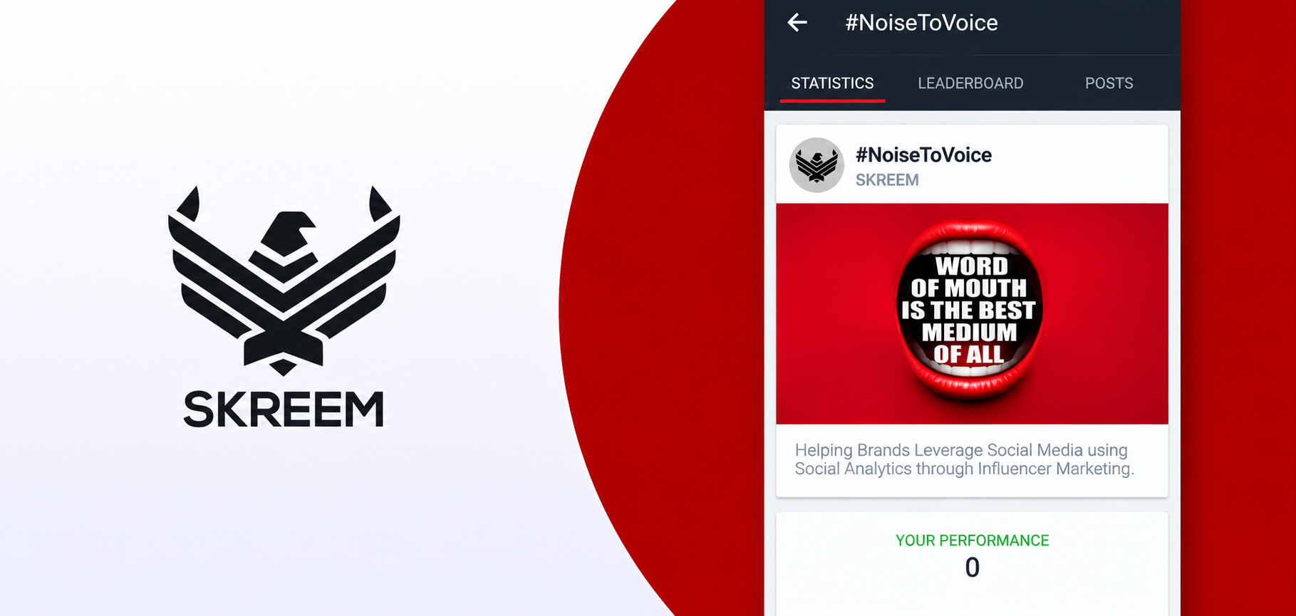 Skreem influencer marketing platform